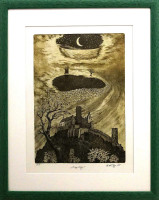 Herbert Kisza - Bezděz - grafika